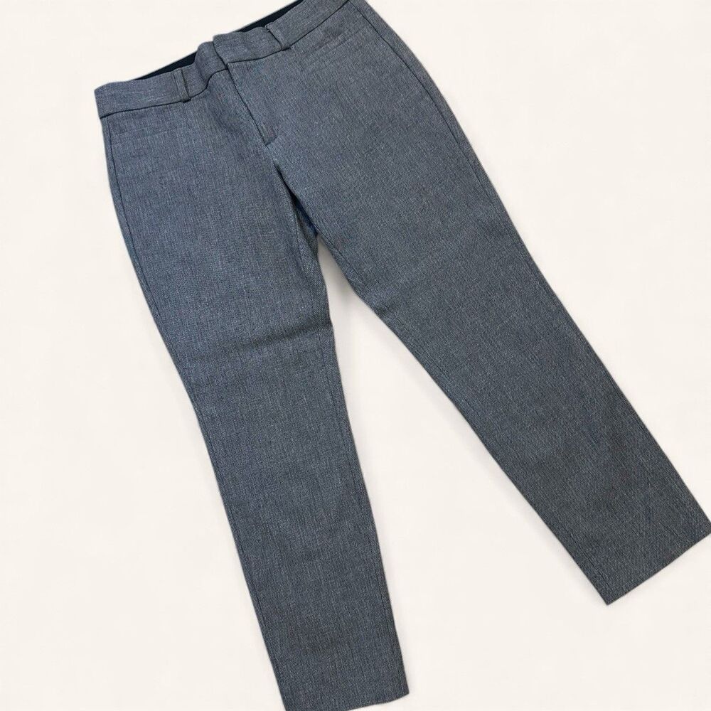 Banana Republic Sloan Pants Women’s 4P Petite Gray Slim Ankle Stretch Work